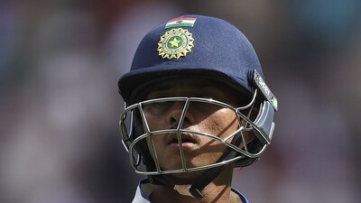 India's Yashasvi Jaiswal leaves the field after his controversial dismissal on day five of the fourth cricket Test match. Despite snicko showing no deflection, the third umpire went by visual evidence. (Photo by Martin KEEP / AFP) (AFP) India's Yashasvi Jaiswal leaves the field after his controversial dismissal on day five of the fourth cricket Test match. Despite snicko showing no deflection, the third umpire went by visual evidence. (Photo by Martin KEEP / AFP) (AFP)