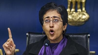 Delhi chief minister Atishi. (PTI) Delhi chief minister Atishi. (PTI)