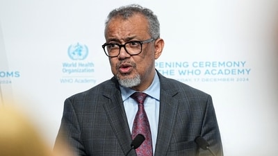 World Health Organization (WHO) Director-General Tedros Adhanom Ghebreyesus. (via REUTERS)