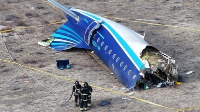 An Azerbaijan airlines plane crashed near Kazakhstan leaving 38 people dead (REUTERS)