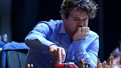 Hans Niemann took a dig at Magnus Carlsen. (Hindustan Times) Hans Niemann took a dig at Magnus Carlsen. (Hindustan Times)