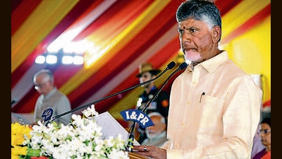 N Chandrababu Naidu swears in as the chief minister in June. (ANI) N Chandrababu Naidu swears in as the chief minister in June. (ANI)