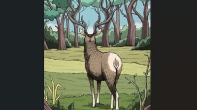 A brain teaser on Instagram baffled users with its hidden hunter illusion in a forest scene. (Instagram/br4inteaserhub) A brain teaser on Instagram baffled users with its hidden hunter illusion in a forest scene. (Instagram/br4inteaserhub)
