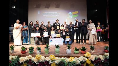 The team comprised Col Rushikesh Dhotre, Manvendra Kumar, Shaista Shabbi, Anuj Sahu, Saswata Dhar, and Saptrishi Sarkar. (HT PHOTO)