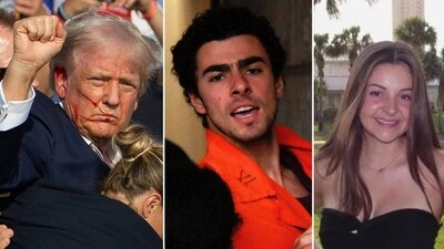 Several major incidents rocked the US in 2024, including the assassination attempt on Donald Trump (L) in Pennsylvania, the arrest of Luigi Mangione (C) for the murder of UnitedHealthcare's CEO, and the murder of Laken Riley (R) (Photo by Rebecca DROKE / AFP, REUTERS/Matthew Hatcher TPX IMAGES OF THE DAY, GoFundMe) Several major incidents rocked the US in 2024, including the assassination attempt on Donald Trump (L) in Pennsylvania, the arrest of Luigi Mangione (C) for the murder of UnitedHealthcare's CEO, and the murder of Laken Riley (R) (Photo by Rebecca DROKE / AFP, REUTERS/Matthew Hatcher TPX IMAGES OF THE DAY, GoFundMe)