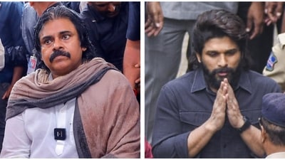 Pawan Kalyan has commented on Allu Arjun's arrest in connection to the Sandhya Theatre tragedy. Pawan Kalyan has commented on Allu Arjun's arrest in connection to the Sandhya Theatre tragedy.