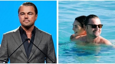 Leonardo DiCaprio and Vittoria Ceretti took a swim together. Leonardo DiCaprio and Vittoria Ceretti took a swim together.