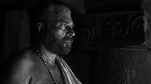 Mammootty in a still from Bramayugam.