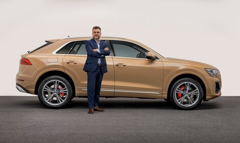 Balbir Singh Dhillon with the new Audi Q8! Balbir Singh Dhillon with the new Audi Q8!