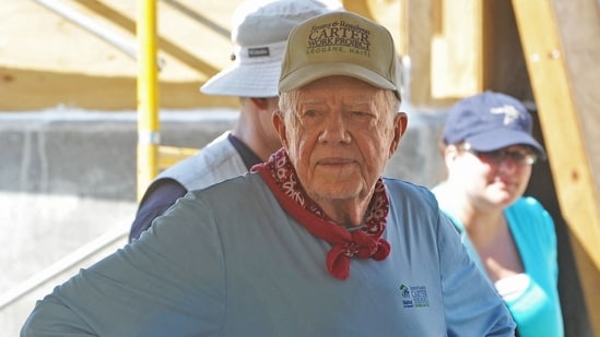 Jimmy Carter dead at 100: Family remembers longest-living US president as ‘hero’ who ‘brought people together’ (Photo by Thony BELIZAIRE / AFP) (AFP)