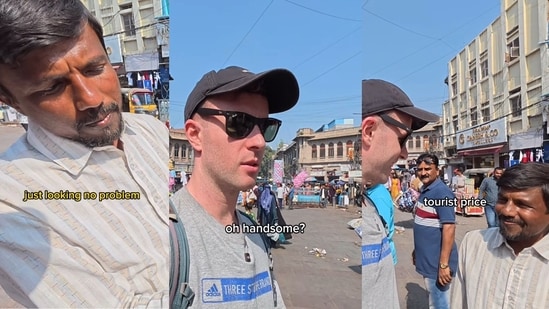 An Indian street vendor impressed a Scottish tourist in a viral video. (Instagram/@HughAbroad)