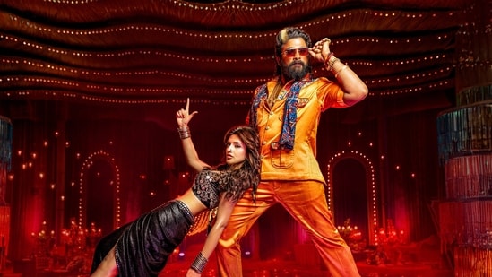Latest entertainment news on December 30, 2024: Pushpa 2 The Rule: Sreeleela and Allu Arjun in a still from the song Kissik. Latest entertainment news on December 30, 2024: Pushpa 2 The Rule: Sreeleela and Allu Arjun in a still from the song Kissik.