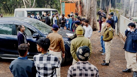 Pithampur: Workers deployed for the collection of toxic waste for disposal from the Bhopal's Union Carbide factory at the Pithampur Industrial Waste Management Facility, Sunday, Dec. 29, 2024. (PTI)
