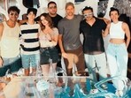 Hrithik Roshan enjoys holiday with girlfriend Saba Azad, ex-wife Sussanne Khan and son Hridaan.