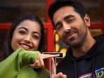 Rashmika Mandanna and Ayushmann Khurrana will star together in Thama. Rashmika Mandanna and Ayushmann Khurrana will star together in Thama.