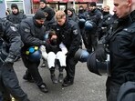 Berlin media outlets earlier reported that the man appeared to be randomly attacking. They reported that several passersby pounced on the attacker and overpowered him until police arrived. (File)