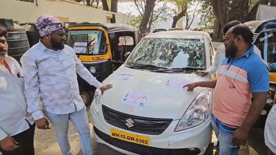 Baghtoy Rickshawala Union launched “You Drink, We Drive” initiative for December 31 and January 1. (HT) Baghtoy Rickshawala Union launched “You Drink, We Drive” initiative for December 31 and January 1. (HT)