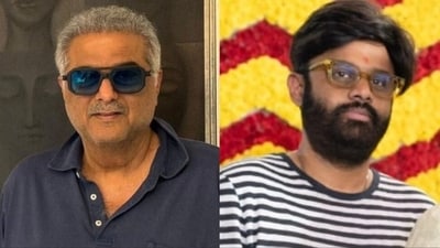 Boney Kapoor and Naga Vamsi spoke about films in different languages. Boney Kapoor and Naga Vamsi spoke about films in different languages.