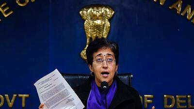 Delhi chief minister Atishi. Delhi chief minister Atishi.