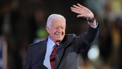 President Joe Biden has declared Jan 9 a national mourning for Jimmy Carter, who dedicated his post-presidency to humanitarian efforts. (Photo by Robyn BECK / AFP) (AFP) President Joe Biden has declared Jan 9 a national mourning for Jimmy Carter, who dedicated his post-presidency to humanitarian efforts. (Photo by Robyn BECK / AFP) (AFP)