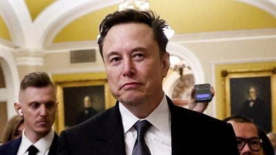 Elon Musk is now known as "Kekius Maximus" on the social media platform X. (REUTERS)