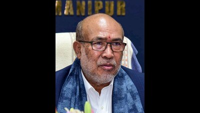 Manipur Chief Minister N. Biren Singh. (PTI) Manipur Chief Minister N. Biren Singh. (PTI)