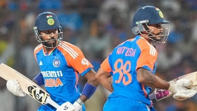 Sunil Gavaskar reserved some high praise for Nitish Kumar Reddy as he likened him to Hardik Pandya (PTI Photo/Arun Sharma) (PTI10_06_2024_000405B) (PTI) Sunil Gavaskar reserved some high praise for Nitish Kumar Reddy as he likened him to Hardik Pandya (PTI Photo/Arun Sharma) (PTI10_06_2024_000405B) (PTI)