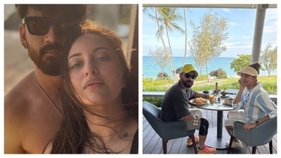 Sonakshi Sinha and her husband Zaheer Iqbal exuded couple goals as they vacationed in Australia, embracing both the cool and wild side on their trip. Lounging by the sea to explore the sea; they tried everything.&nbsp; (Instagram)
