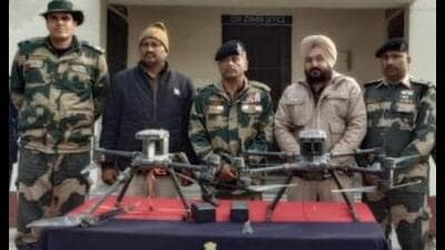 The BSF has recovered two DJI Matrice RTK 350 and one DJI Mavic 3 Classic drones. (Sourced)