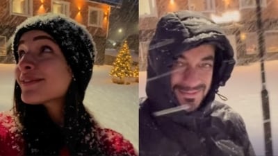 Triptii Dimri and rumoured boyfriend Sam Merchant are holidaying in Finland. Triptii Dimri and rumoured boyfriend Sam Merchant are holidaying in Finland.