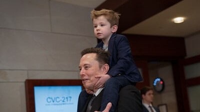 Video of Elon Musk's son X saying ‘save America and help Trump’ goes viral, Tesla CEO says ‘2025 is gonna be so lit’ (AP Photo/J. Scott Applewhite) (AP)