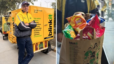 Blinkit CEO Albinder Dhindsa also launched a large order fleet for the 10-minute delivery service. (X/@albinder) Blinkit CEO Albinder Dhindsa also launched a large order fleet for the 10-minute delivery service. (X/@albinder)