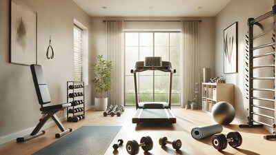 Top 8 home gym essentials for 2025, including dumbbells, resistance bands, treadmills, and yoga mats, perfect for creating a complete workout space in your home! (AI Generated) Top 8 home gym essentials for 2025, including dumbbells, resistance bands, treadmills, and yoga mats, perfect for creating a complete workout space in your home! (AI Generated)