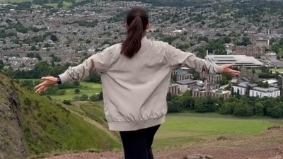 Priya Bapat enjoying her vacation in UK. Priya Bapat enjoying her vacation in UK.