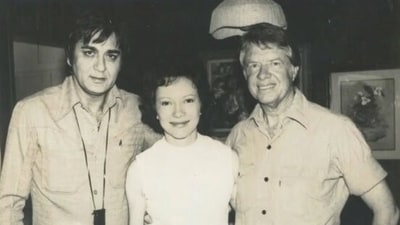 Sunil Dutt with Jimmy Carter. Sunil Dutt with Jimmy Carter.