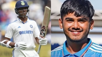Ayush Mahtre (right) played a stunning knock during Vijay Hazare Trophy Ayush Mahtre (right) played a stunning knock during Vijay Hazare Trophy