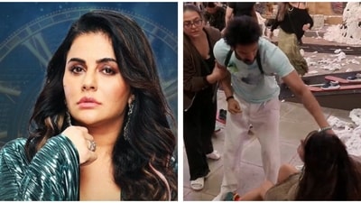 Bigg Boss 18: Sara Arfeen Khan spoke about Karan Veer Mehra pushing her. Bigg Boss 18: Sara Arfeen Khan spoke about Karan Veer Mehra pushing her.