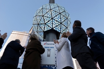 New Year's Eve preparations are underway in Times Square in New York, Monday, Dec. 30, 2024. (AP Photo/Ted Shaffrey) (AP) New Year's Eve preparations are underway in Times Square in New York, Monday, Dec. 30, 2024. (AP Photo/Ted Shaffrey) (AP)