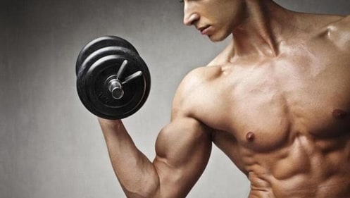 Men are able to build muscle mass because of the male sex hormone, testosterone. (Shutterstock) Men are able to build muscle mass because of the male sex hormone, testosterone. (Shutterstock)