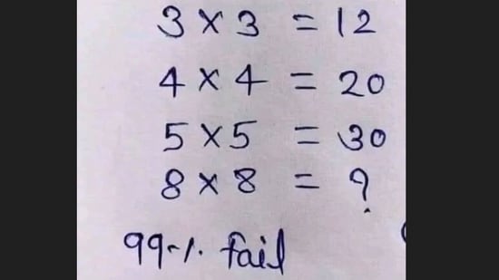 A viral maths brain teaser puzzled the internet. (X/@brainyquiz_)