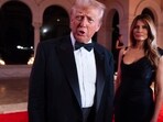 President-elect Donald Trump speaks to reporters before a New Year's Eve party at Mar-a-Lago, Tuesday, Dec. 31, 2024, in Palm Beach, Fla. AP/PTI(AP01_01_2025_000087A) President-elect Donald Trump speaks to reporters before a New Year's Eve party at Mar-a-Lago, Tuesday, Dec. 31, 2024, in Palm Beach, Fla. AP/PTI(AP01_01_2025_000087A)