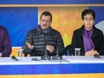 Aam Aadmi Party (AAP) National Convener Arvind Kejriwal addresses a press conference in the presence of Delhi Chief Minister Atishi, at the AAP party office in New Delhi. (RAJ K RAJ /HT PHOTO) Aam Aadmi Party (AAP) National Convener Arvind Kejriwal addresses a press conference in the presence of Delhi Chief Minister Atishi, at the AAP party office in New Delhi. (RAJ K RAJ /HT PHOTO)