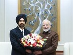 Diljit Dosanjh met Prime Minister Narendra Modi. Diljit Dosanjh met Prime Minister Narendra Modi.
