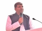 Uttar Pradesh cabinet minister for technical education Ashish Singh Patel. (File image) Uttar Pradesh cabinet minister for technical education Ashish Singh Patel. (File image)