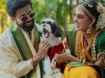 Antony Thattil and Keerthy Suresh named their pet Nyke to signify their love.