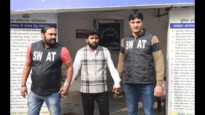 A 25-year-old man was arrested for using fake letter-heads of NHRC in Ghaziabad on Wednesday. (SAKIB ALI)