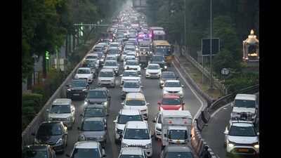 Greater Noida (West) may see significant improvements in traffic management soon as the authority has increased efforts to address the severe congestion which occurs there. (HT PHOTO)