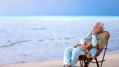 Lakshadweep: Prime Minister Narendra Modi during his visit to Bangaram, in Lakshadweep, Jan 4, 2024. (PTI) Lakshadweep: Prime Minister Narendra Modi during his visit to Bangaram, in Lakshadweep, Jan 4, 2024. (PTI)
