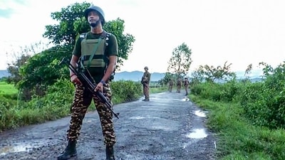 In the Imphal West district of Manipur, in the Kadangband region, suspected militants began a new attack. (ANI/representational)