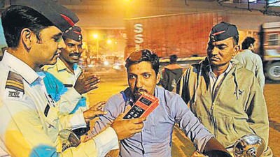 The police said that driving under the influence of alcohol is a crime and that they took special efforts to prevent accidents involving drunk driving. (REPRESENTATIVE PHOTO)